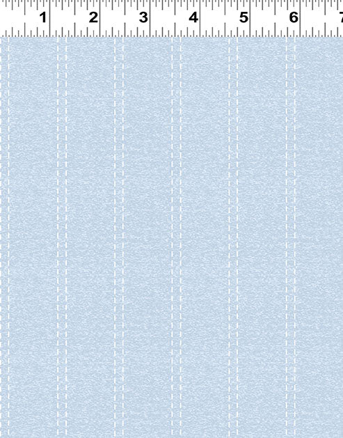Guess How Much I Love You 2024 | Light Denim Stripe by Anita Jeram for Clothworks | 100% Quilting Cotton