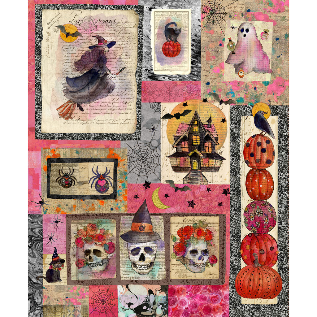 Faboolous | Digital 36" Panel Multi by Sue Zipkin for Clothworks | Y4472-55
