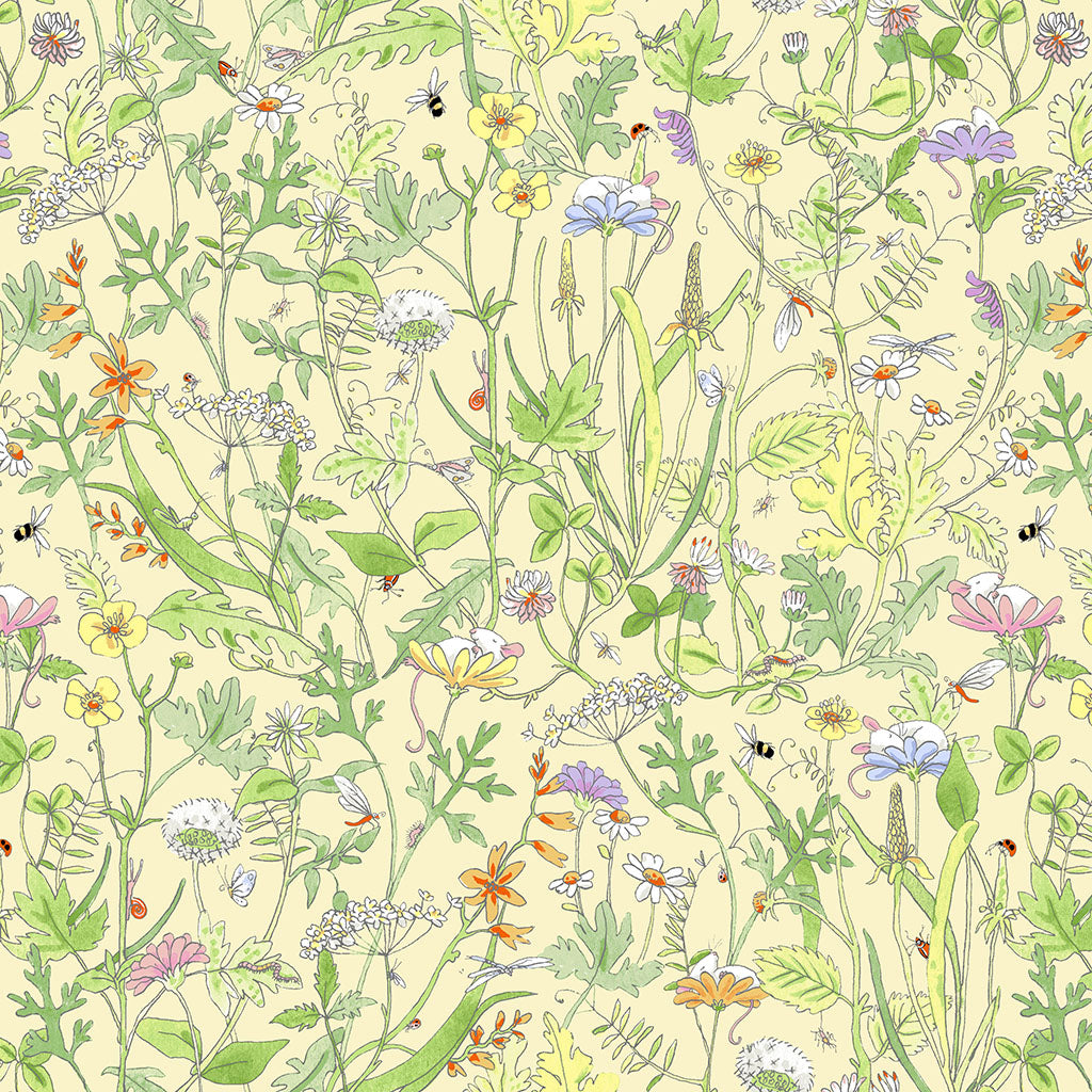 Mouseplay | Meadow - Butter by Anita Jeram by Clothworks | Y4748-59