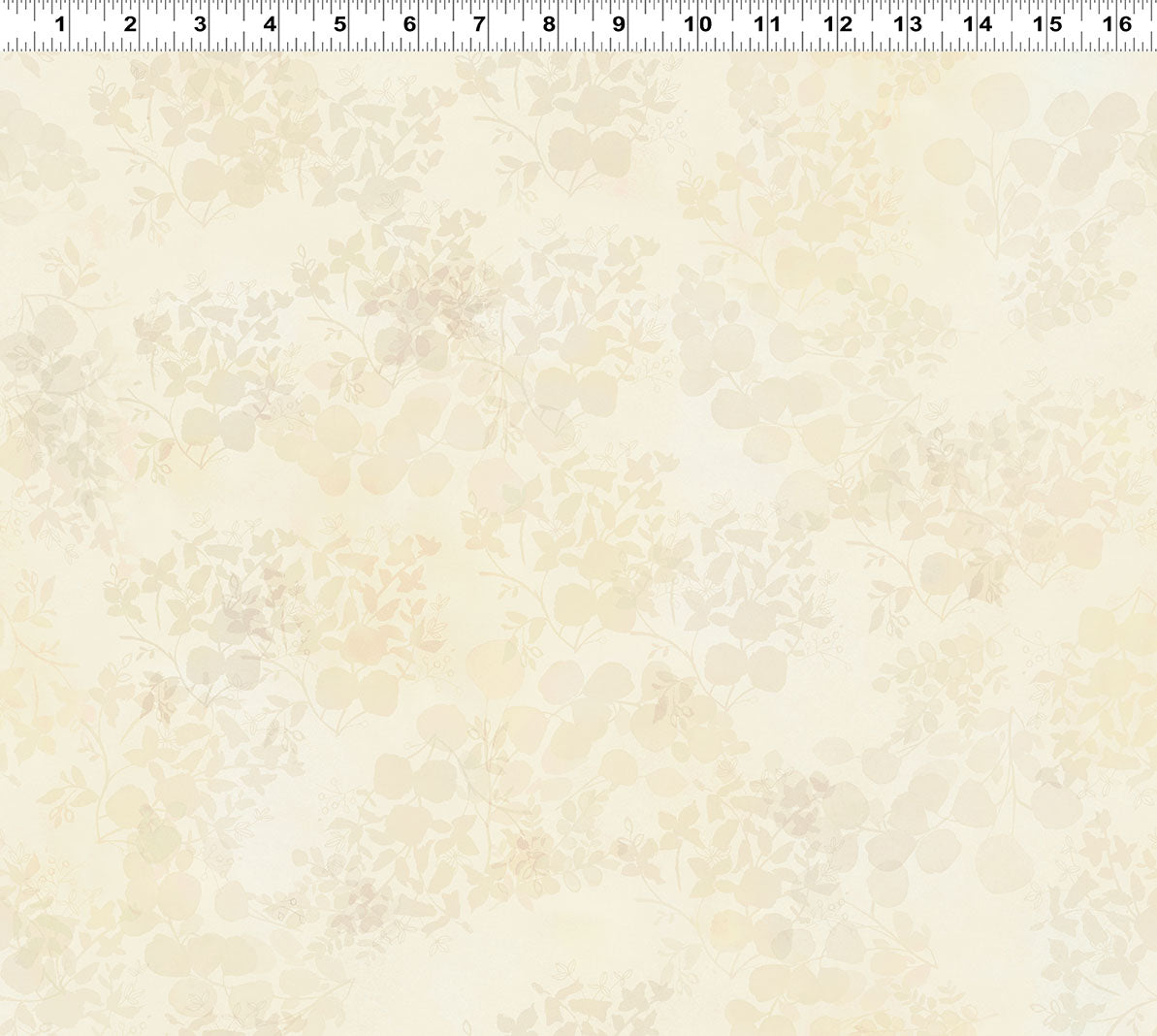 Fleur de Rose | Leaves - Light Cream by Sue Zipkin for Clothworks | Y4770-2