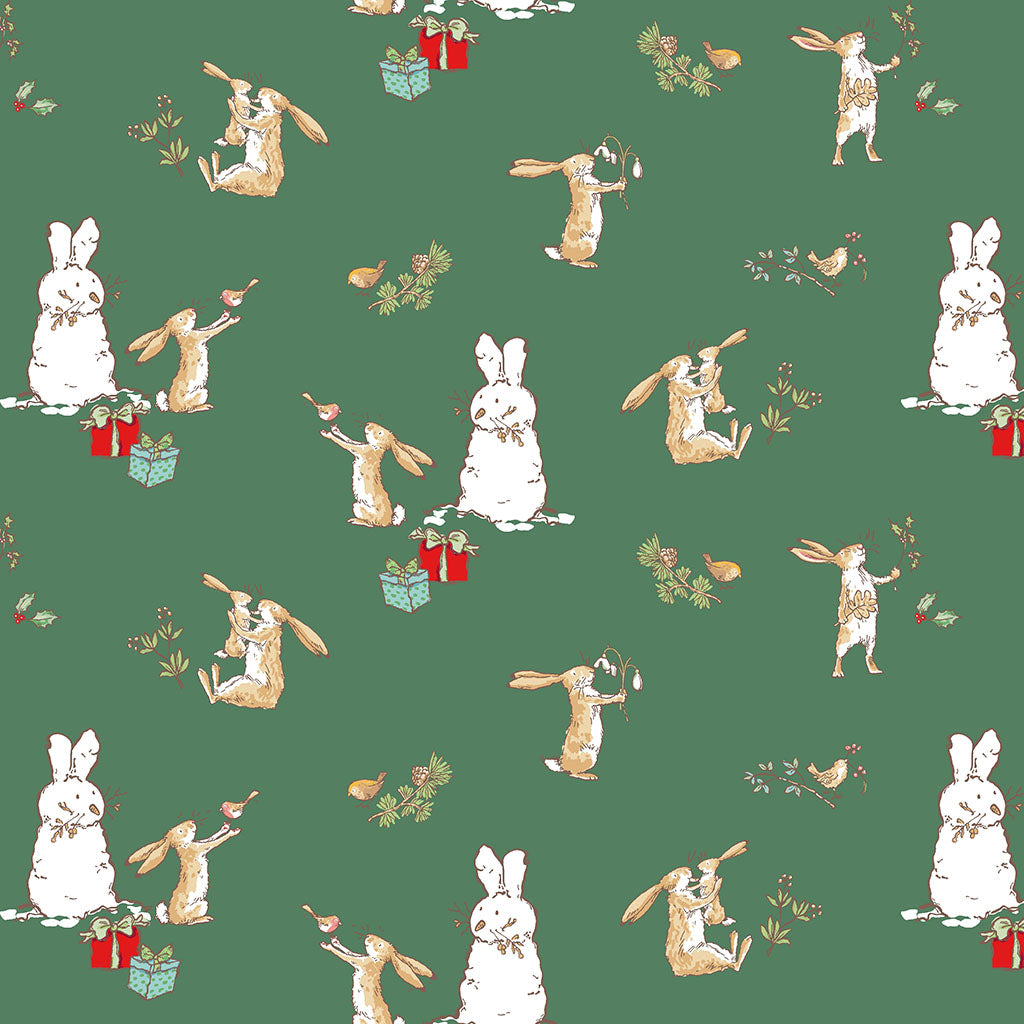 Guess How Much I Love You 2026 | Bunny Scenes Forest by Anita Jeram for Clothworks | Y4819-113
