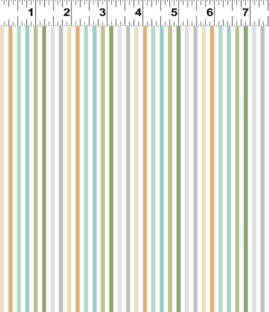 Guess How Much I Love You 2026 | Stripe Teal by Anita Jeram for Clothworks | Y4821-104