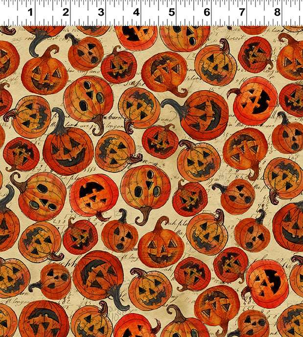 Emerald Hollow | Pumpkins Light Butter by Sue Zipkin for Clothworks | Y4828-58