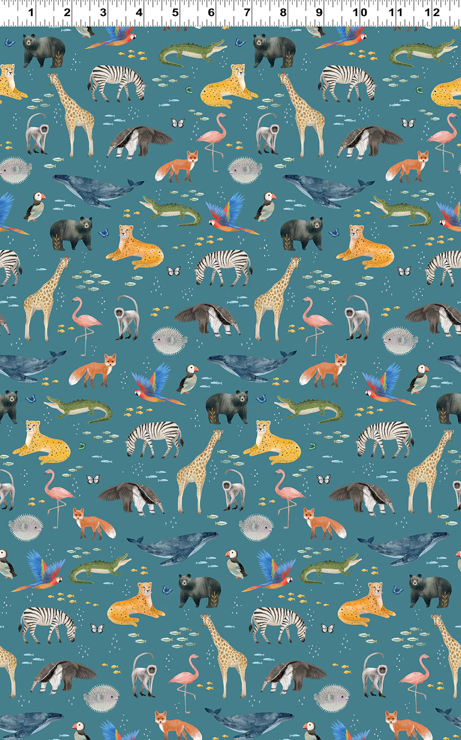 Our World | Animals - Dark Sky by Kendra Binney for Clothworks | Y4933-99