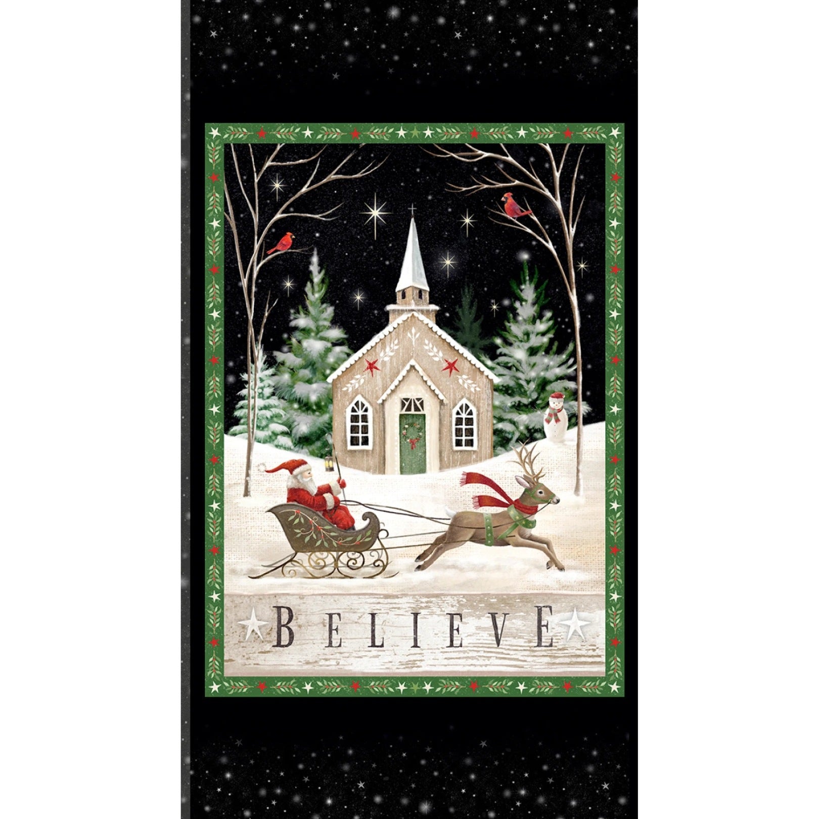 Believe | 24" Panel by Sarah Summers for P&B Textiles | BELI5813-PA