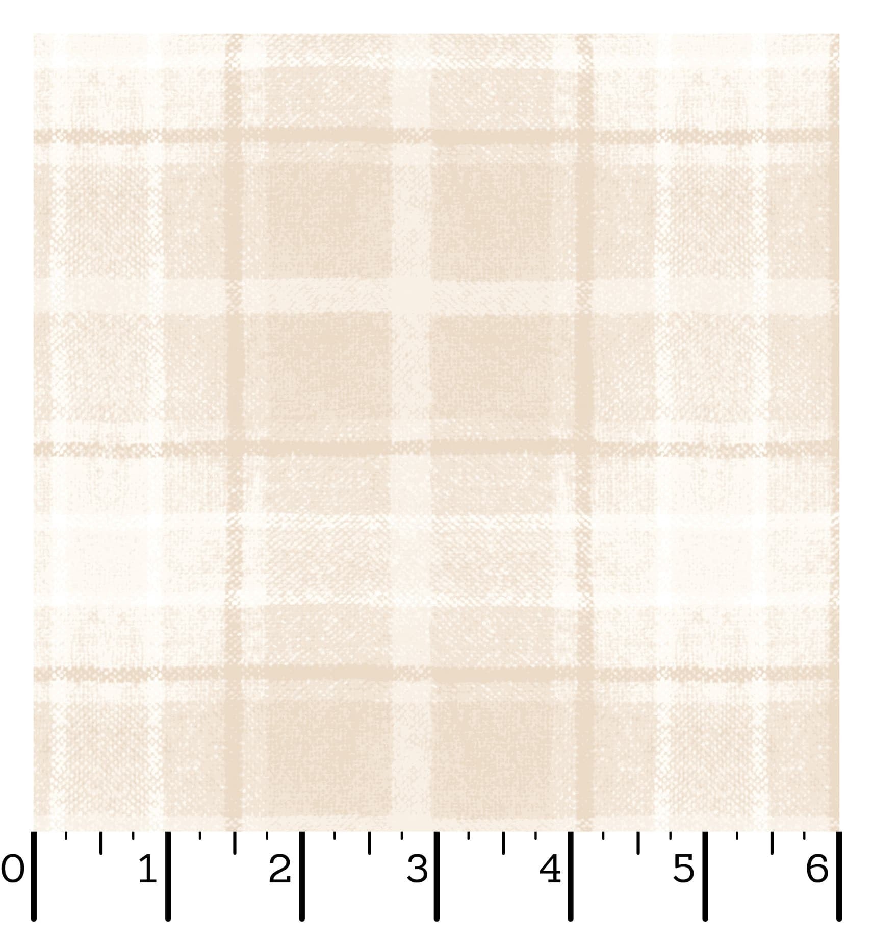 Snowtop Mountain Flannel | Big Plaid - Cream by Bonnie Sullivan for Maywood Studio | MASF10896-E | 100% Cotton Flannel