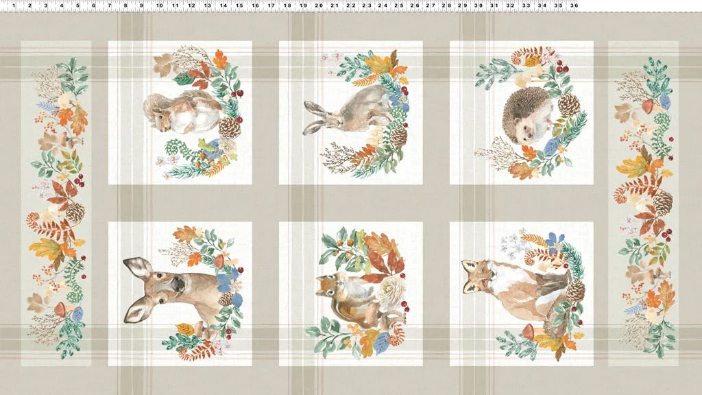 Woodland Way | 24" Panel by Beth Grove for Clothworks | Y4849-55