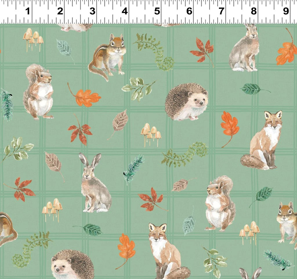 Woodland Way | Animals Lights Forest by Beth Grove for Clothworks | Y4851-112
