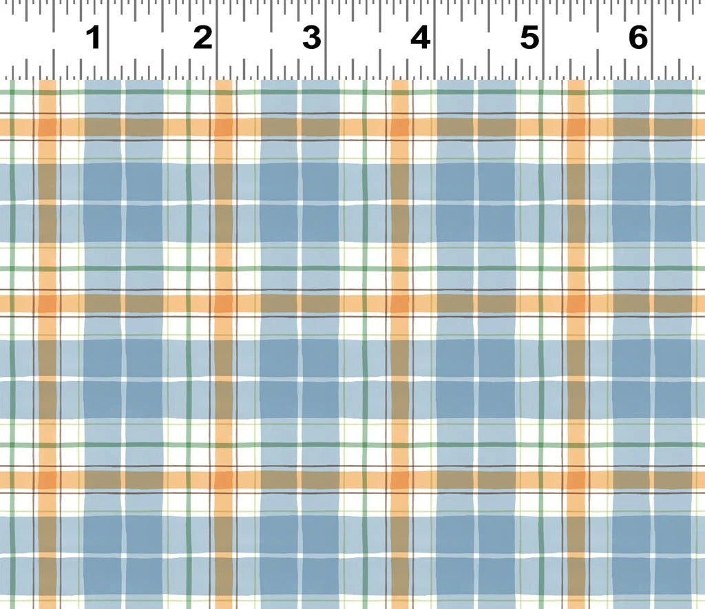 Woodland Way | Plaid Denim by Beth Grove for Clothworks | Y4854-88