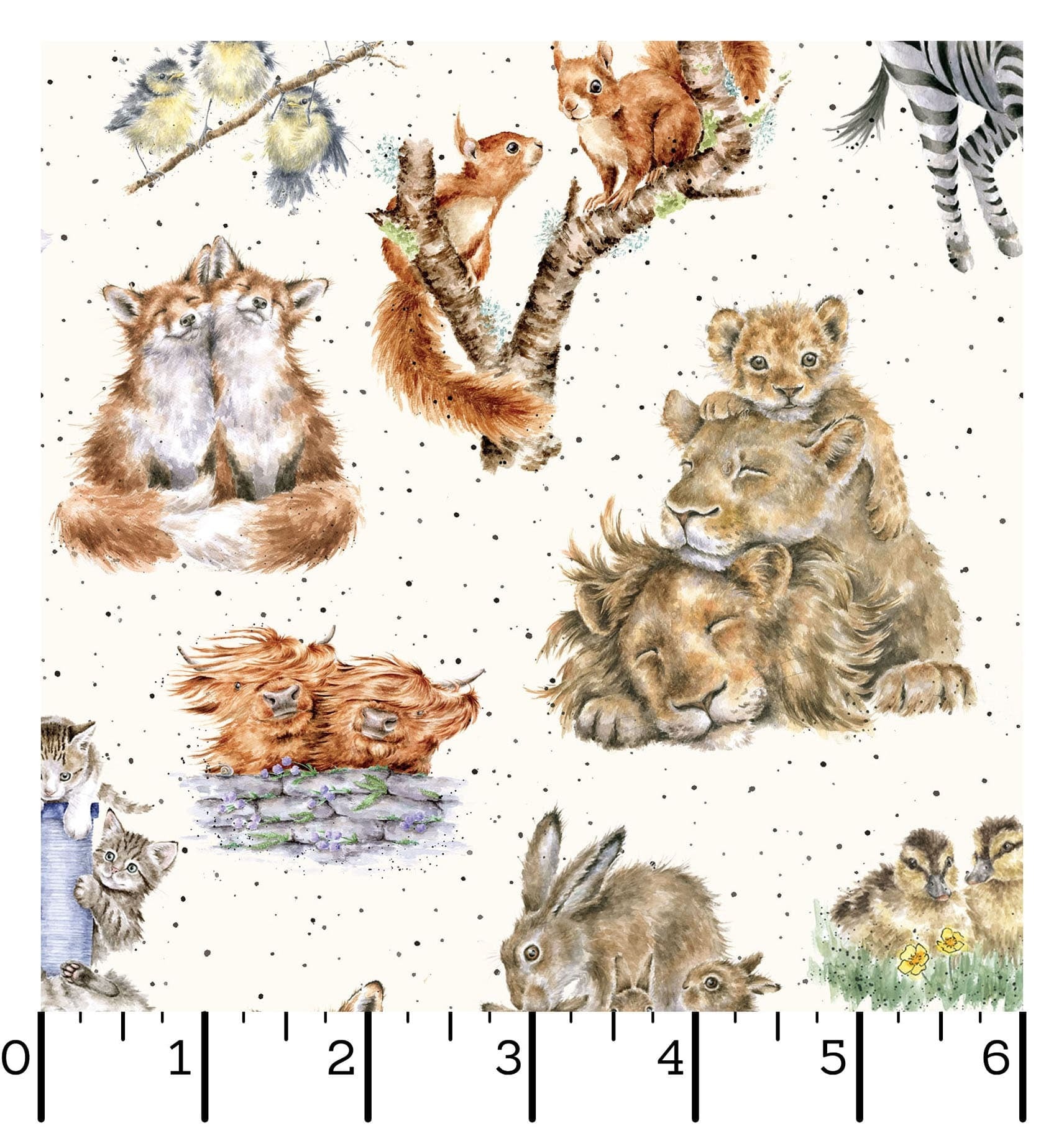 Together is Better | One-Way Packed Animals - Cream by Hannah Dale for Maywood Studio | MAS11120-E