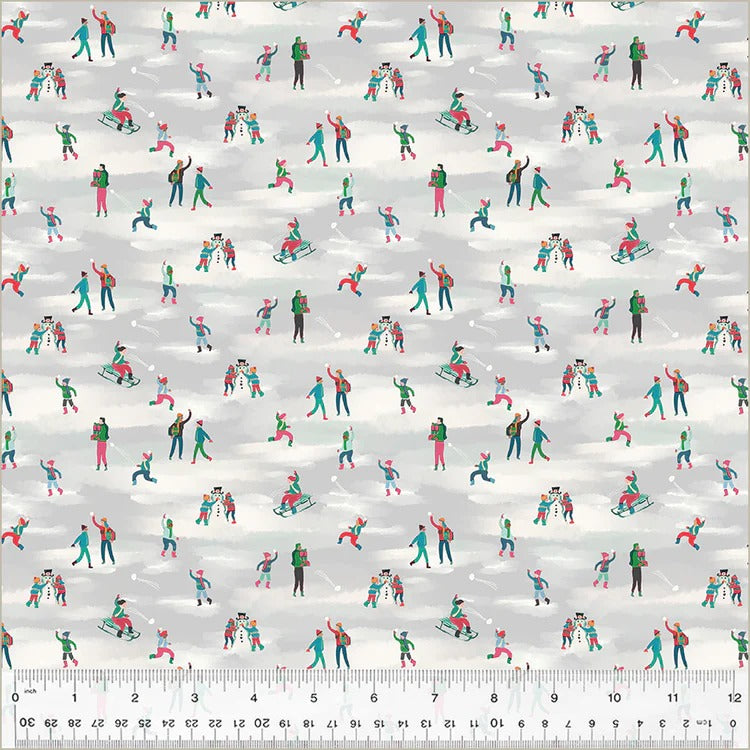 Christmas Village | Fat Quarter Bundle by Whistler Studios for Windham Fabrics | 12 pcs