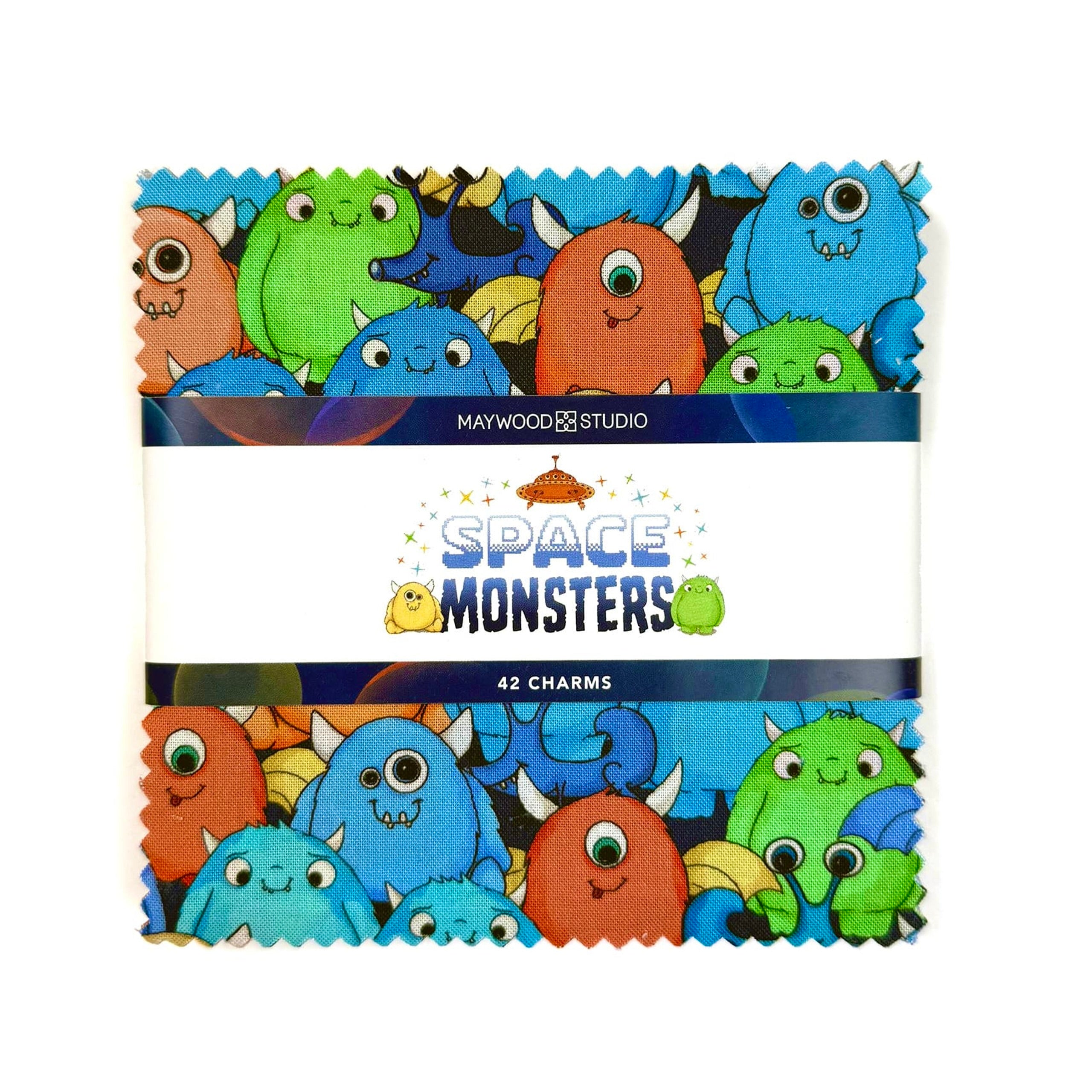 Space Monsters | 5" Charm Pack by Maywood Studio | 42 pcs