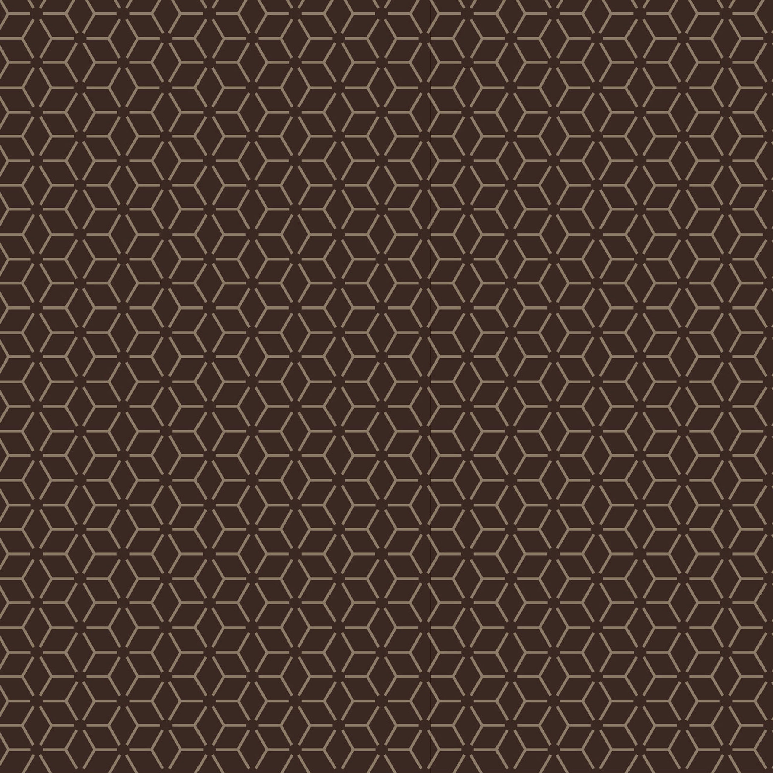 Kimberbell Basics | Brown Connected Stars by Kimberbell Designs for Maywood Studio | MAS8254-A