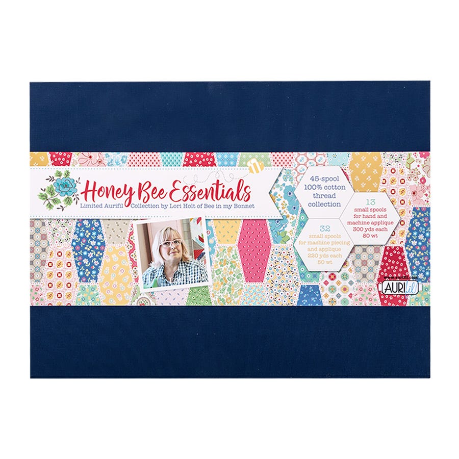 Honey Bee Essentials Limited Aurifil Thread Collection by Lori Holt - 45 spools