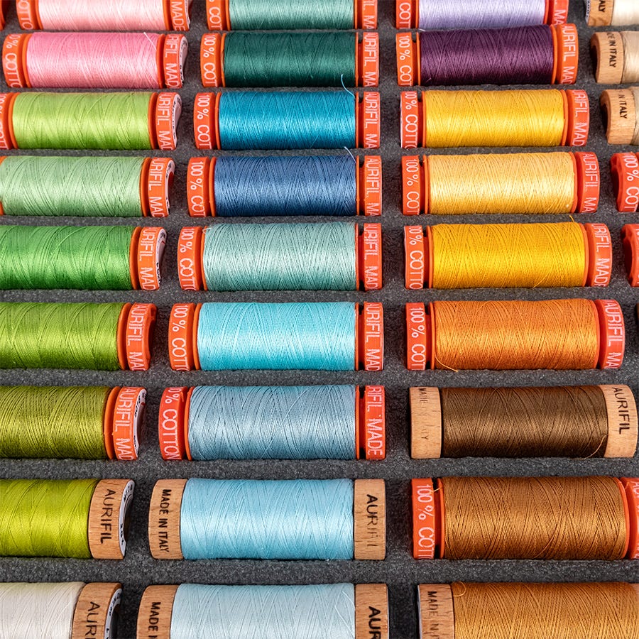 Honey Bee Essentials Limited Aurifil Thread Collection by Lori Holt - 45 spools