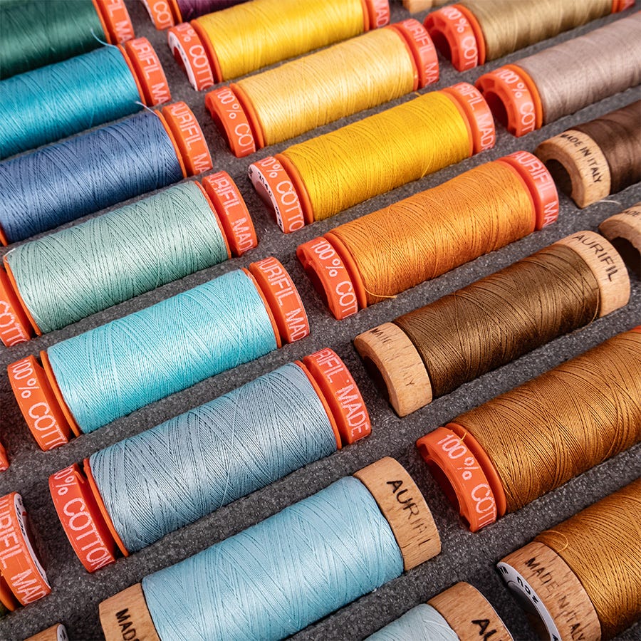 Honey Bee Essentials Limited Aurifil Thread Collection by Lori Holt - 45 spools