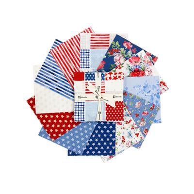 Americana | 5" Charm Pack by Beth Grove for Clothworks | 42 pcs | 100% Cotton