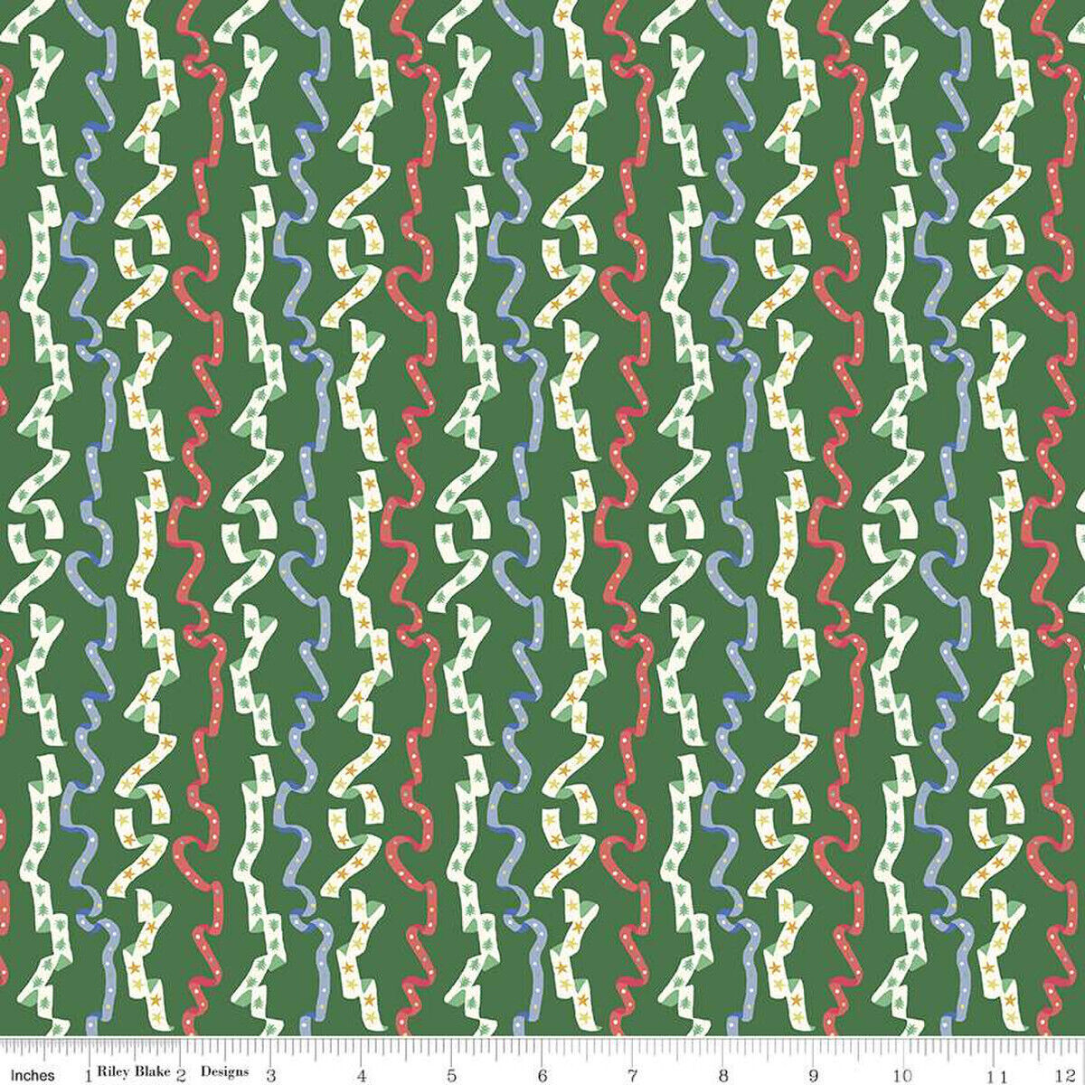 Merry & Bright by Liberty Fabrics - All Wrapped Up A - (half yard)