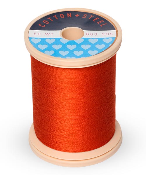 Cotton + Steel 50wt Thread by Sulky - Orange Flame (1246)