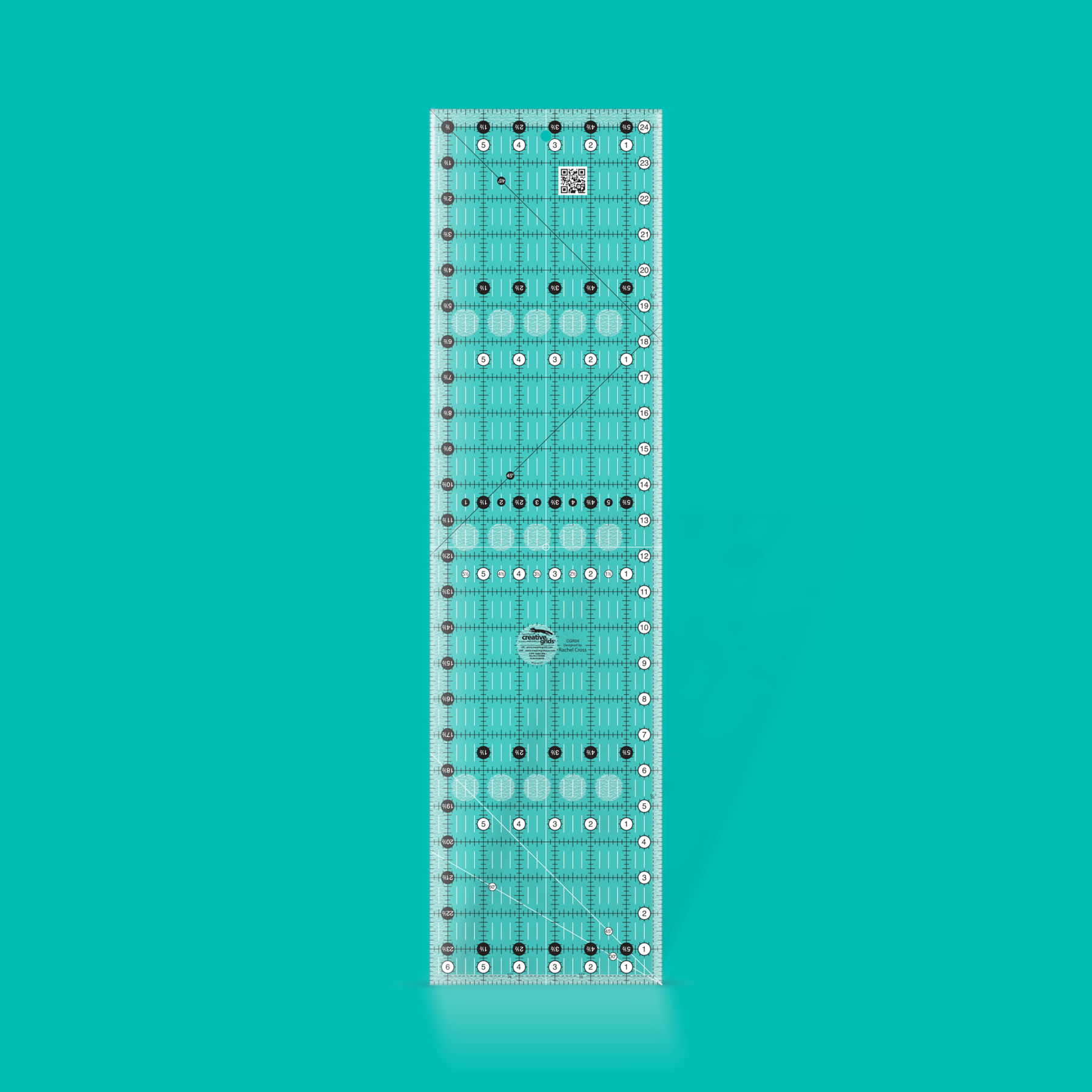 Creative Grids Quilt Ruler - 6.5 x 24.5
