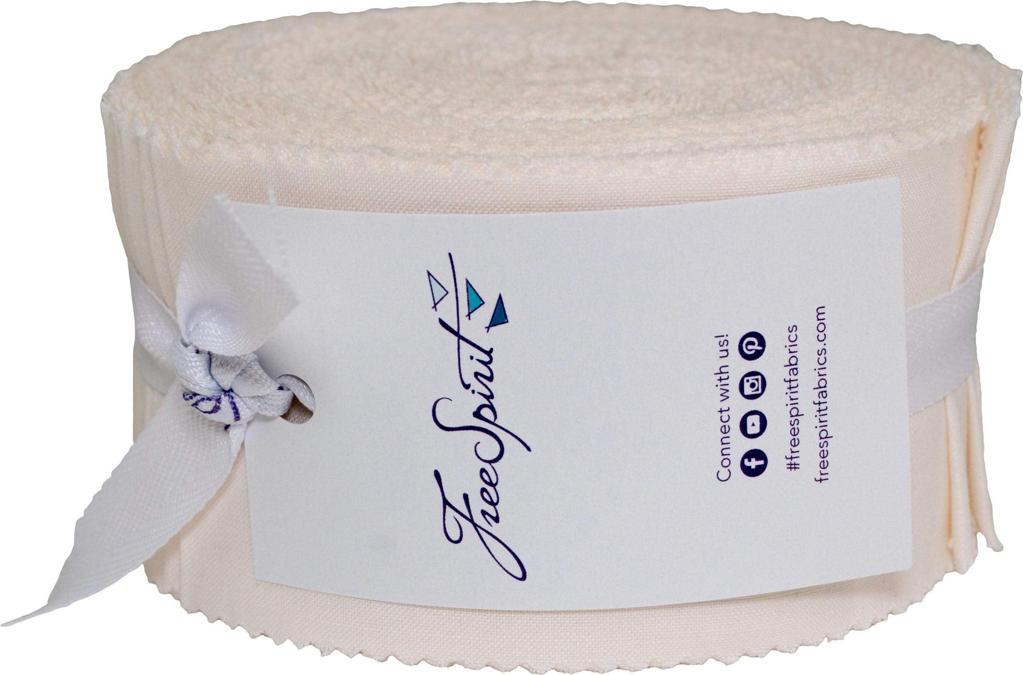 Designer Essentials Solids Mist Design Roll 40 2.5-inch Strips Jelly Roll Free Spirit