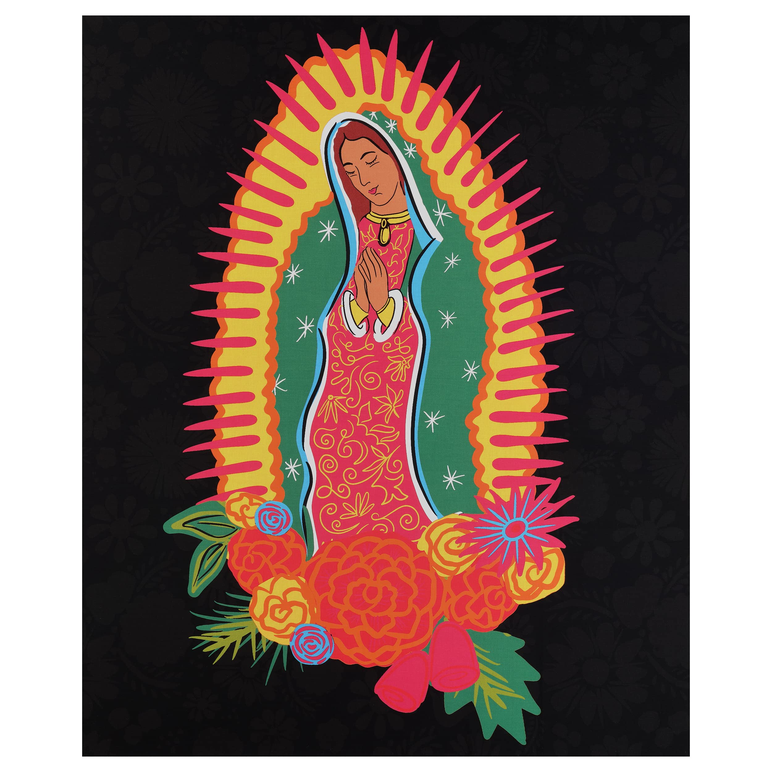 Riley Blake Eleanor Gaudalupe 36" Panel Multi, Fabric by The Yard