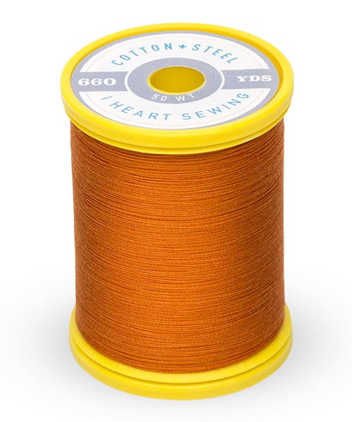 Cotton + Steel 50wt Thread by Sulky - Pumpkin Pie (1833)