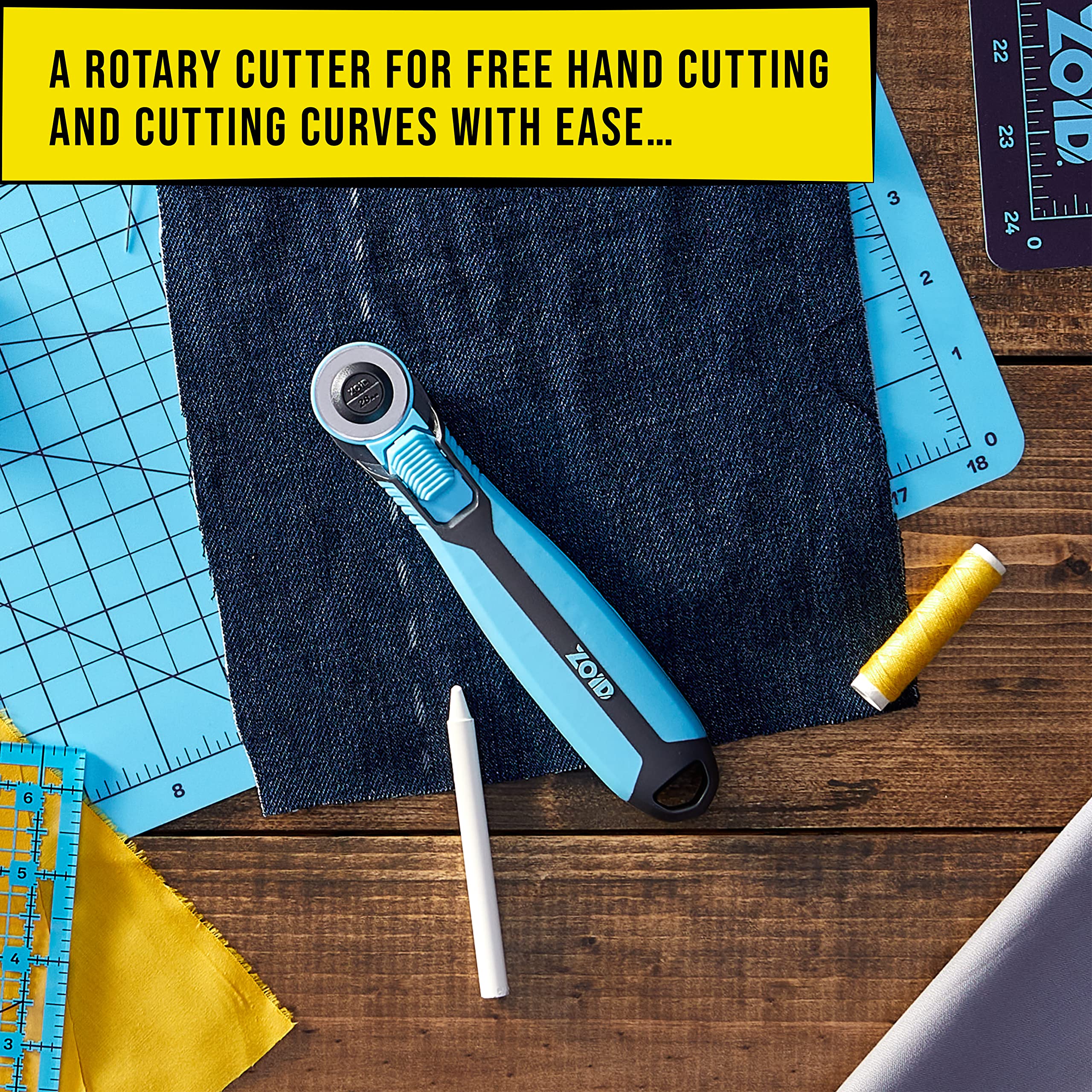 Zoid Rotary Cutter for Free-Hand Cutting and Crafting Projects