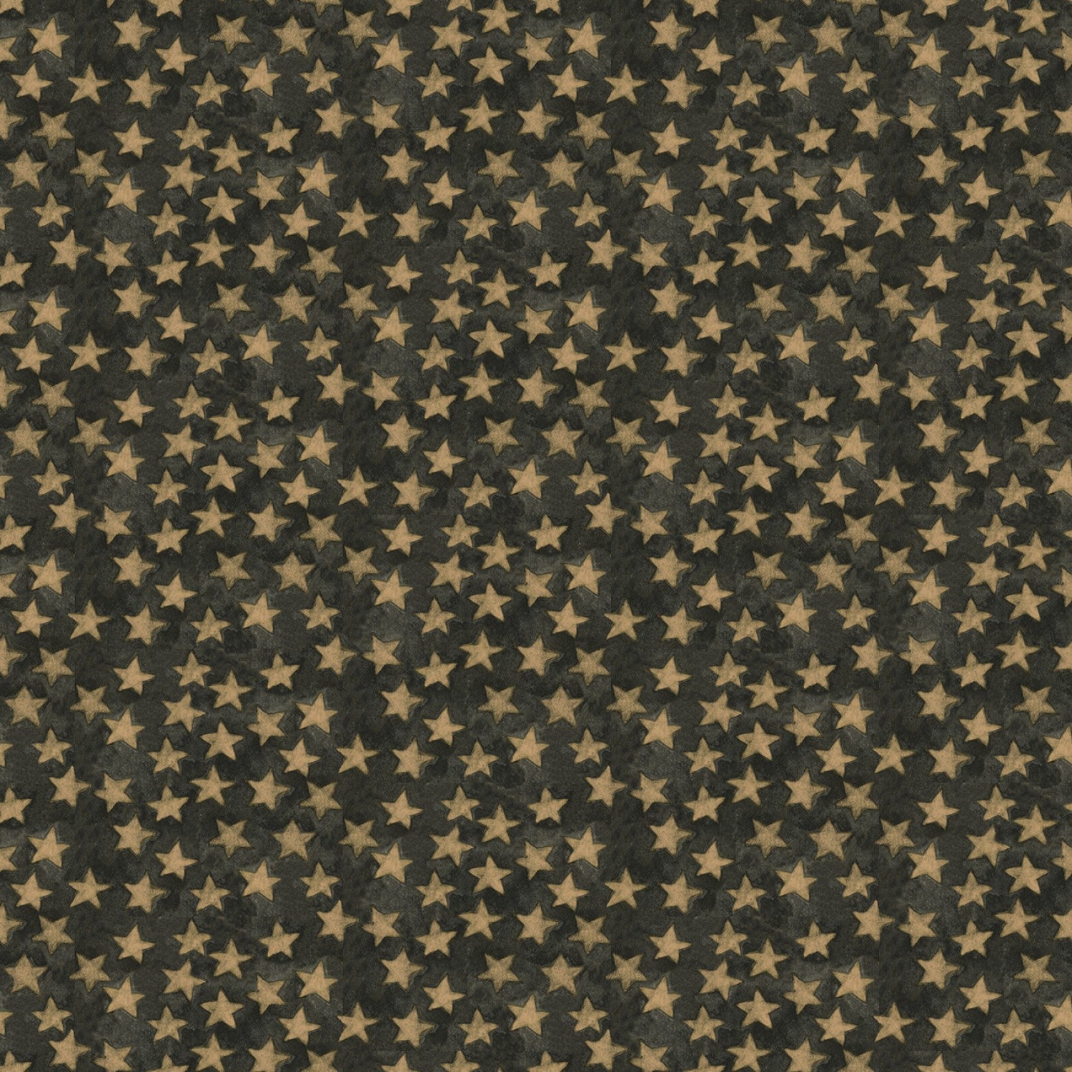 Halloween Whimsy - Parchment Stars on Black