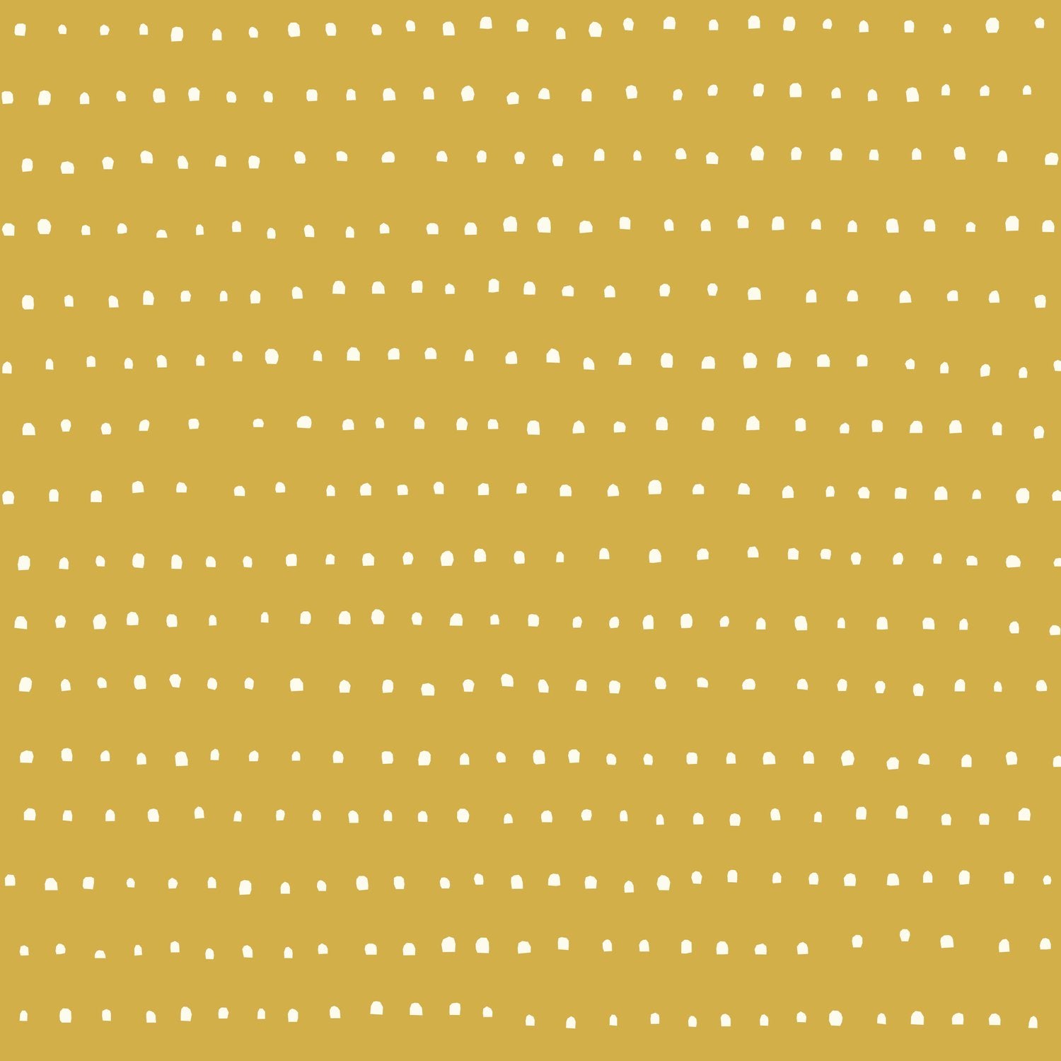 Lumpy Garden - Organic Lumps Mustard - Organic Cotton (half yard)