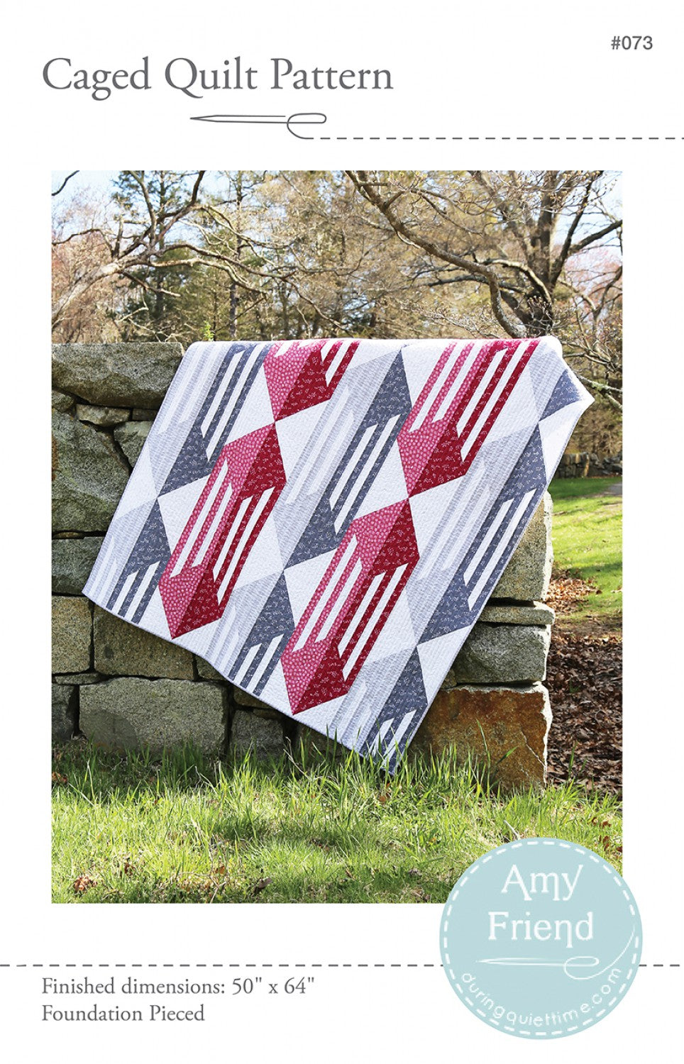 Caged Quilt Pattern by Amy Friend