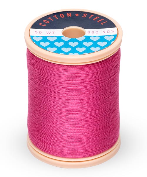 Cotton + Steel 50wt Thread by Sulky - Hot Pink (1109)