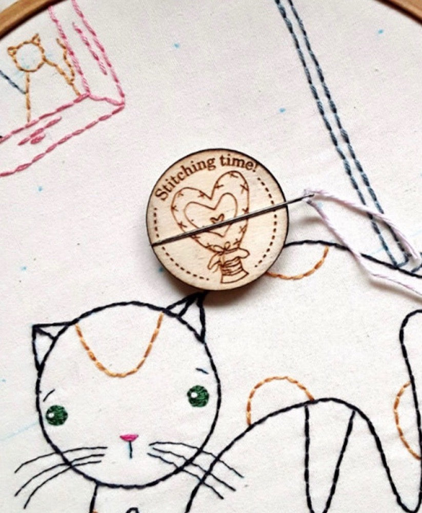 Heart Magnetic Needle Minder - Designed by Selina Hudson