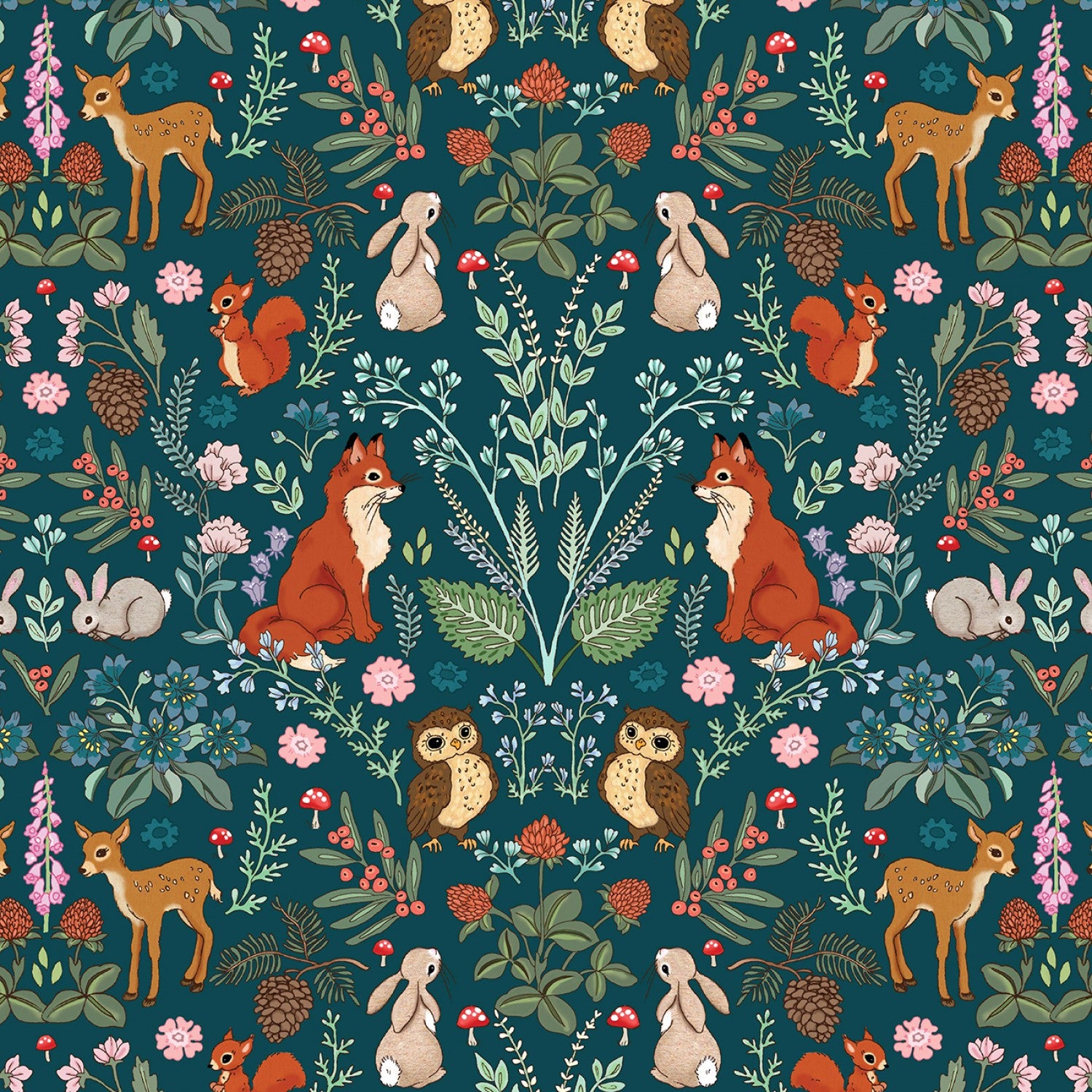 Midnight Forest by Belle & Boo for Michael Miller
