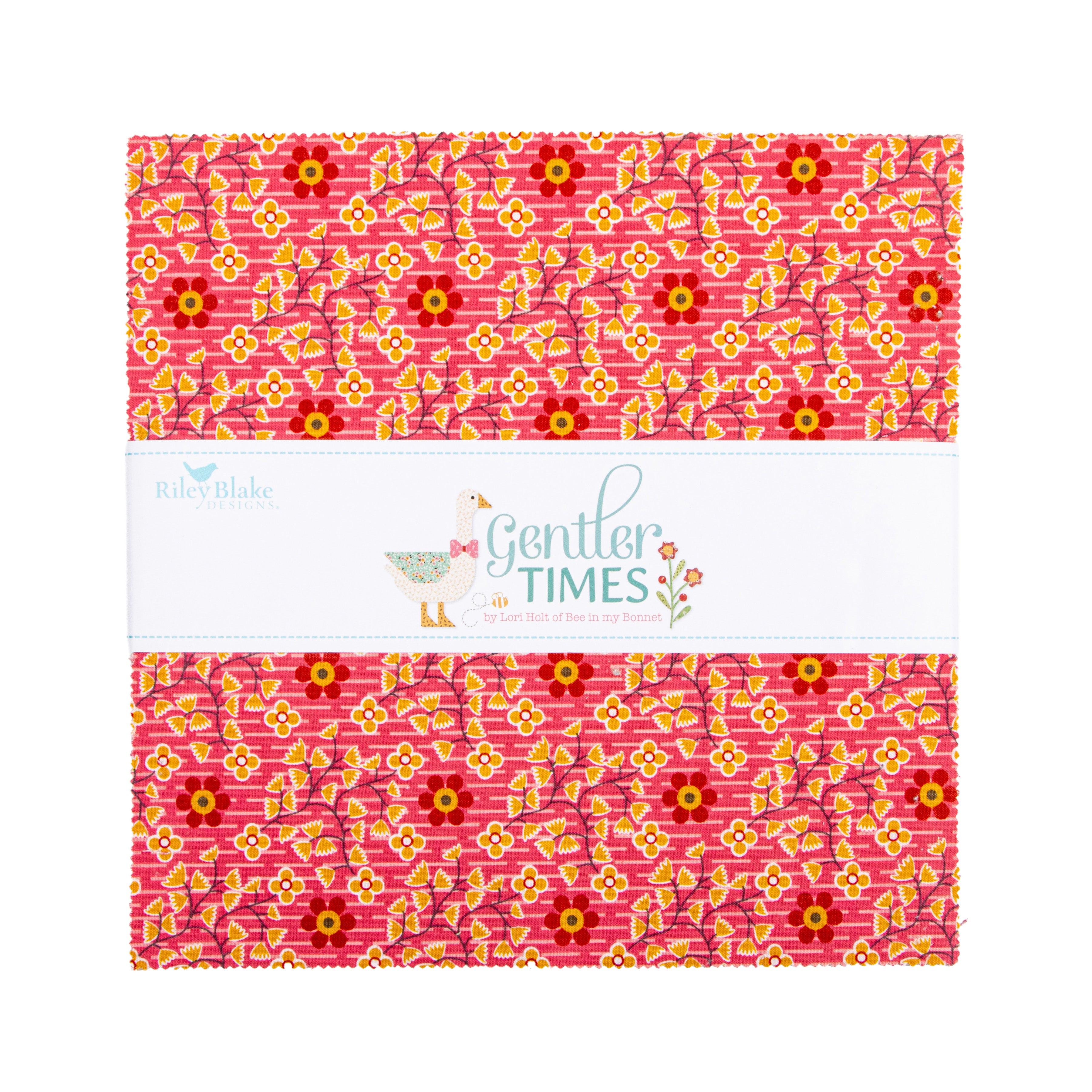 Gentler Times | 10" Square Pack by Lori Holt for Riley Blake | 42 pcs
