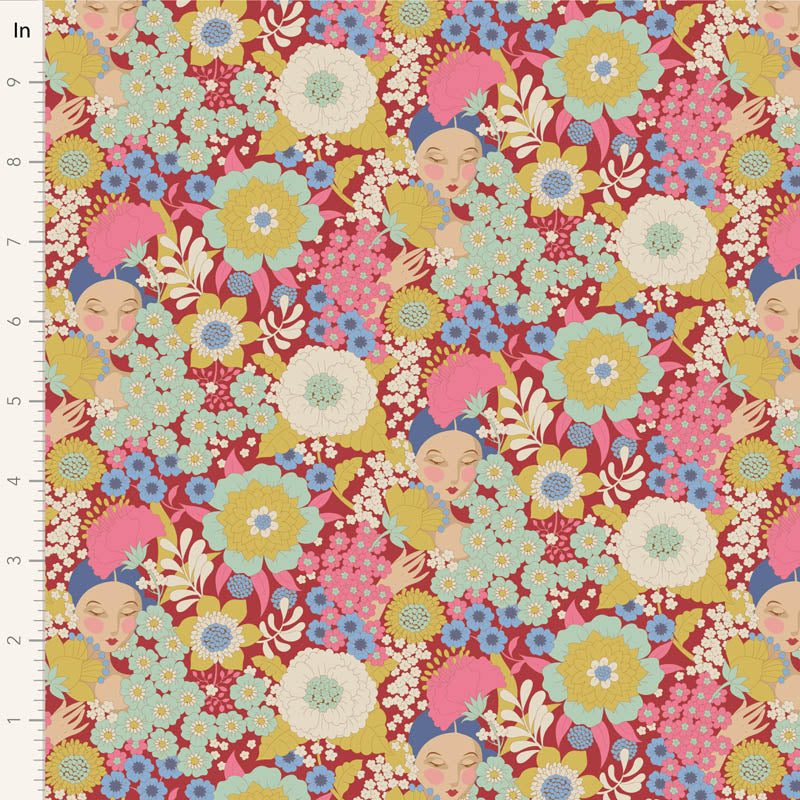 Wallflower | 5" Charm Pack by Tone Finnanger for Tilda Fabrics | 40 pcs