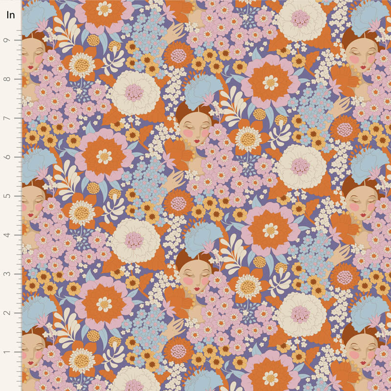 Wallflower | 5" Charm Pack by Tone Finnanger for Tilda Fabrics | 40 pcs
