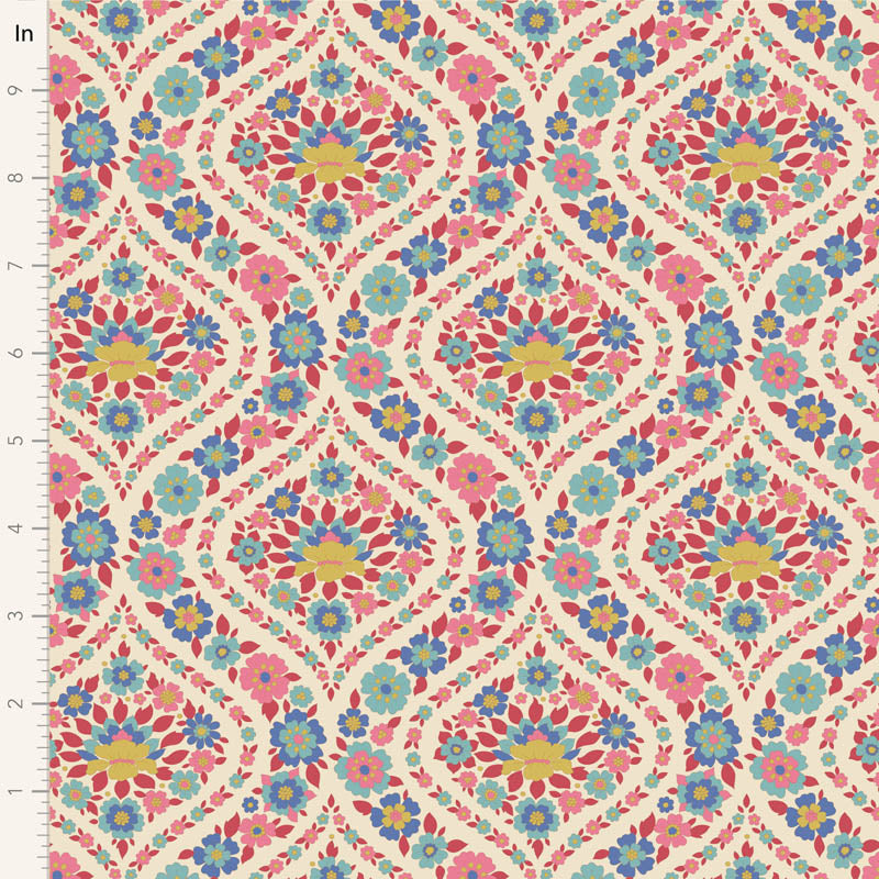 Wallflower | 5" Charm Pack by Tone Finnanger for Tilda Fabrics | 40 pcs