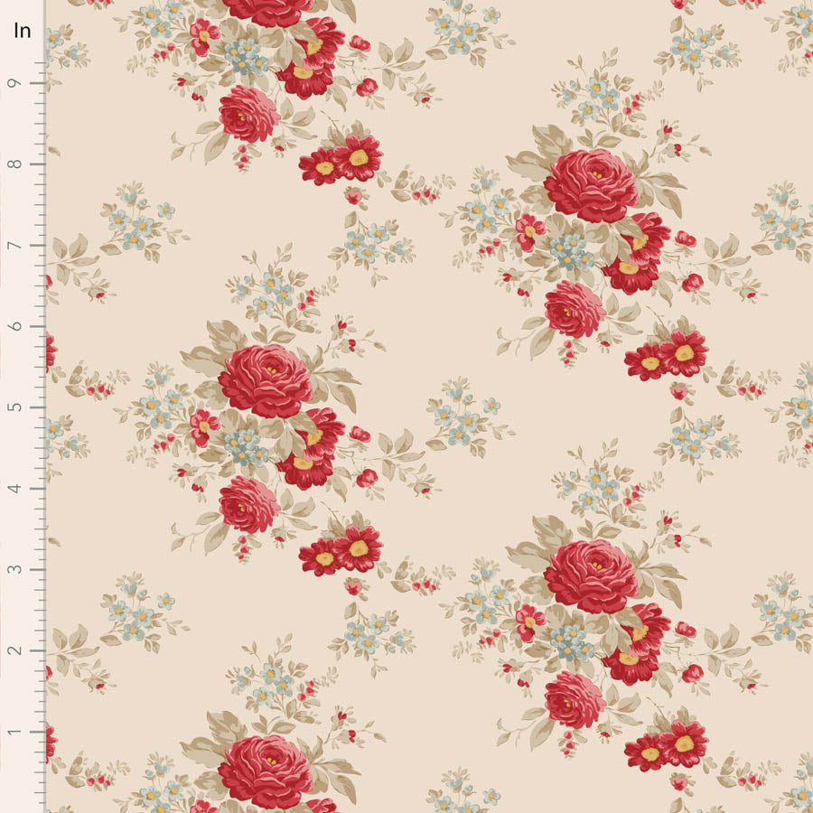 Merry Little Christmas | Fat Quarter Bundle - Cream by Tone Finnanger for Tilda Fabrics | 5 pcs