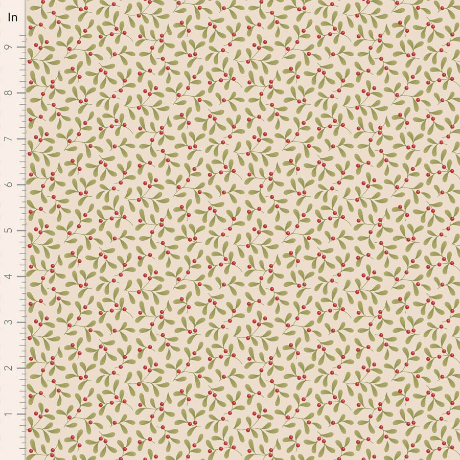 Merry Little Christmas | Fat Quarter Bundle - Cream by Tone Finnanger for Tilda Fabrics | 5 pcs