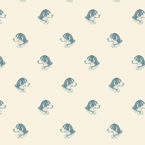 Hazelmont Farm Shirtings | Roy Lagoon by Max and Louise for Andover Fabrics | A-10106-B