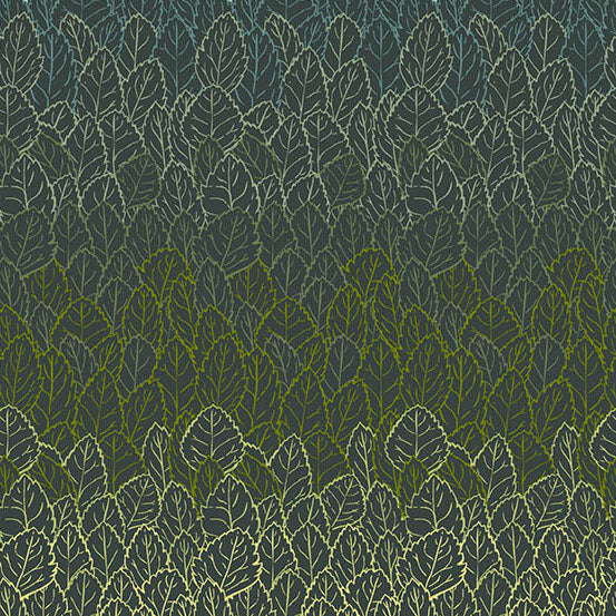 Nordic Summer | Groundcover Deep Water by Gudrun Erla for Andover Fabrics | A-10327-B