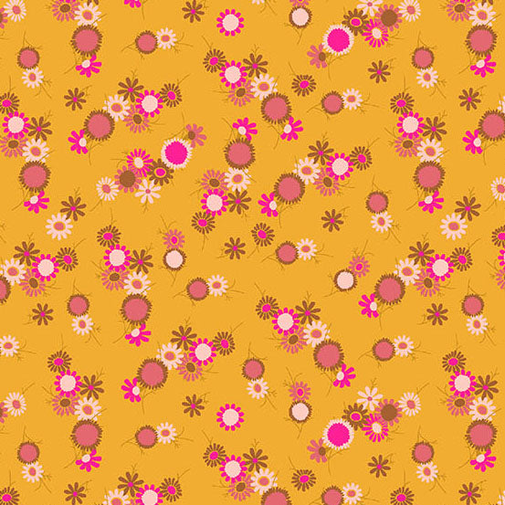 Jinny | Daisy Chain Marigold by Alison Glass for Andover Fabrics | A-10330-O