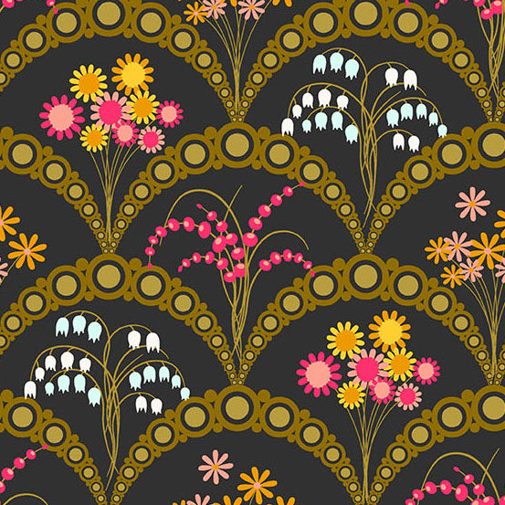 Jinny | Greenvalley Raven by Alison Glass for Andover Fabrics | A-10332-K