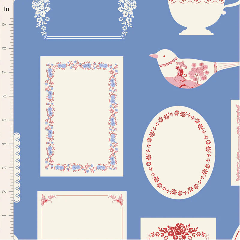 Something Blue | Labels and Ornaments Blue by Tone Finnanger for Tilda | TIL110173