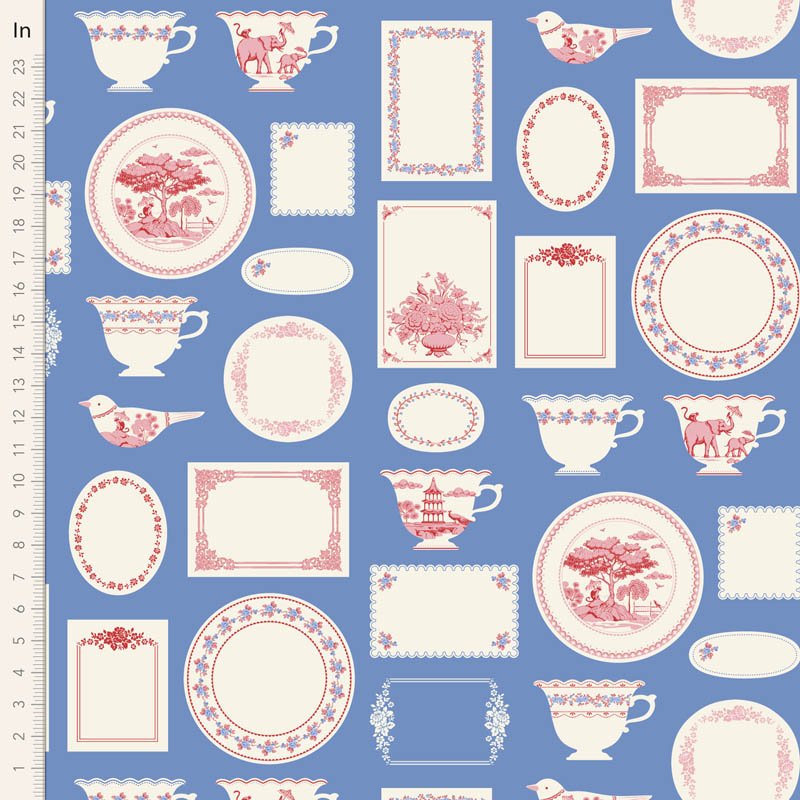 Something Blue | Labels and Ornaments Blue by Tone Finnanger for Tilda | TIL110173