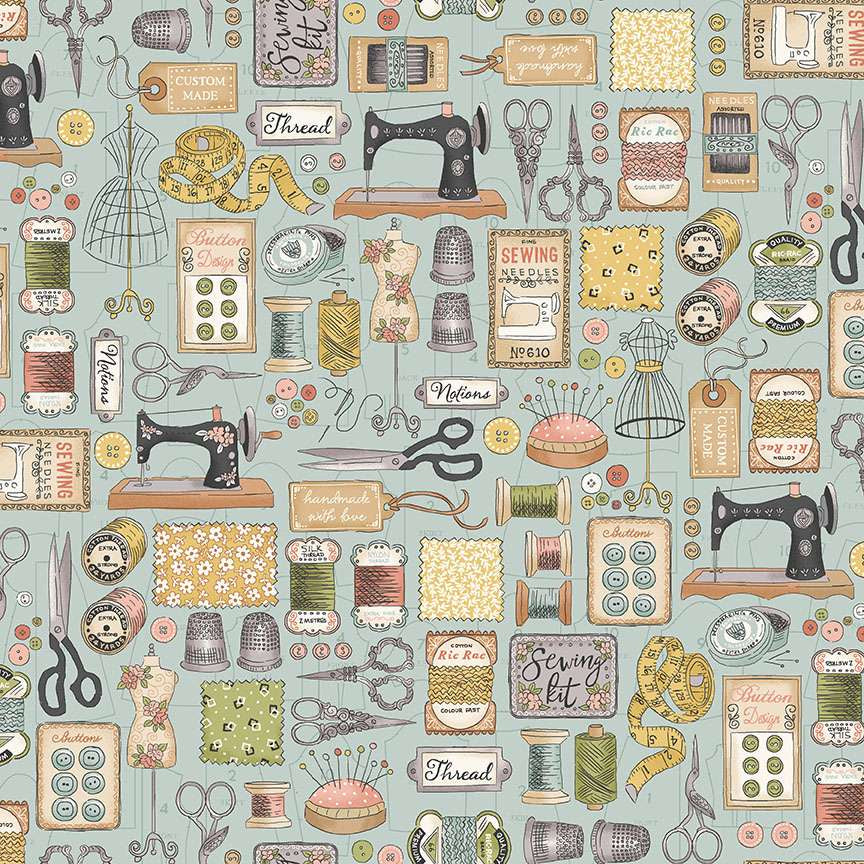 Atelier | 10" Square Pack by Makower UK for Andover Fabrics | 42 pcs