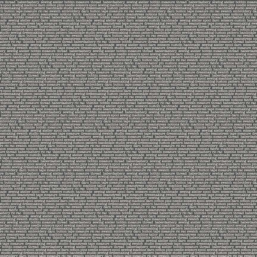 Atelier | Grey Glossary by Makower UK for Andover Fabrics | MU135S