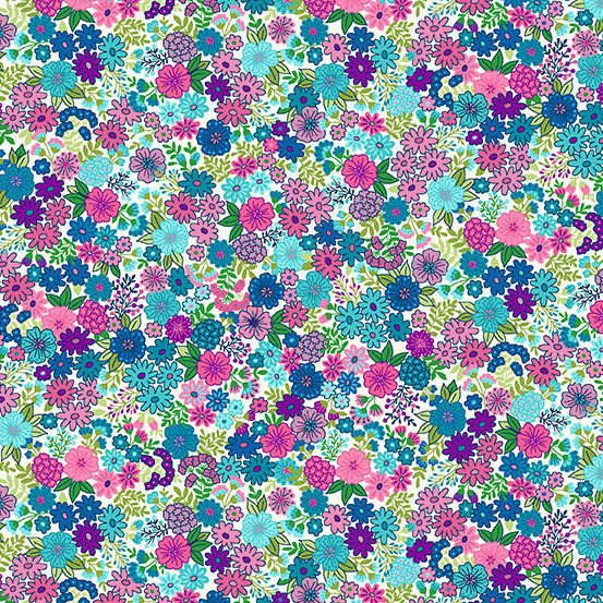 Tropica | 10" Square Pack by Makower UK for Andover Fabrics | 42 pcs