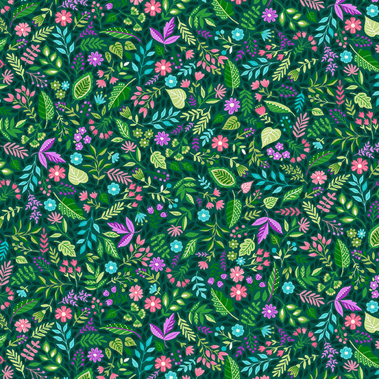 Tropica | Foliage Green by Makower UK for Andover Fabrics | MU-150-G